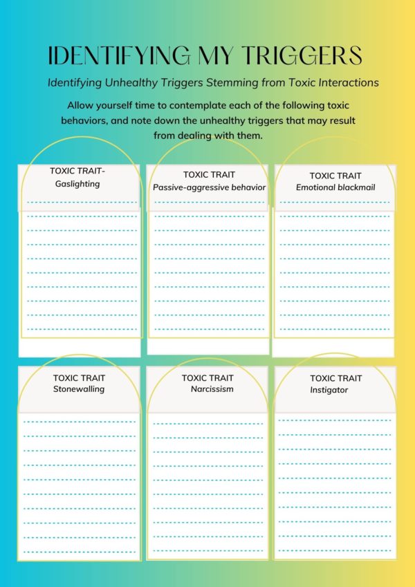 QW Identifying Toxic Behaviors 6- Day Workbook - Image 4